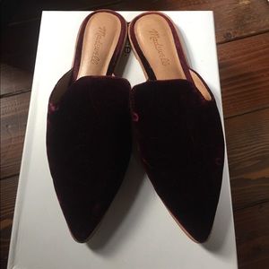 Madewell Gemma Mule 7.5 Pinot Noir